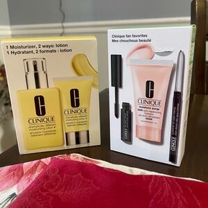 Clinique Pink and Black Moisturizer Set